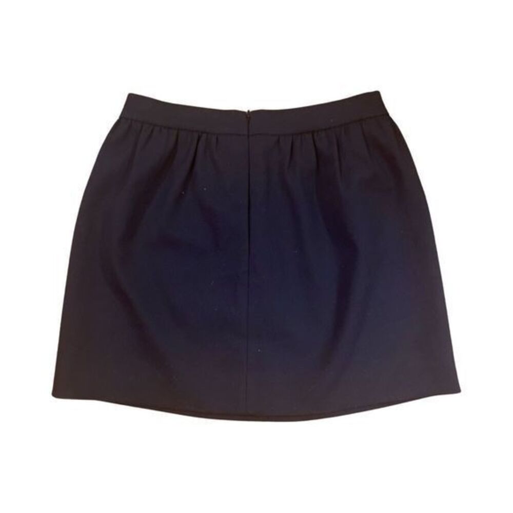J Crew Skirt -8 navy , polyester blend. NWOT